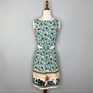 Antit Brazil Colorful & Fun Floral Cut Out Mini Dress Size Medium